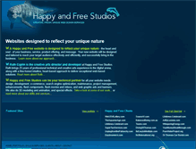 Tablet Screenshot of happyandfreestudios.com